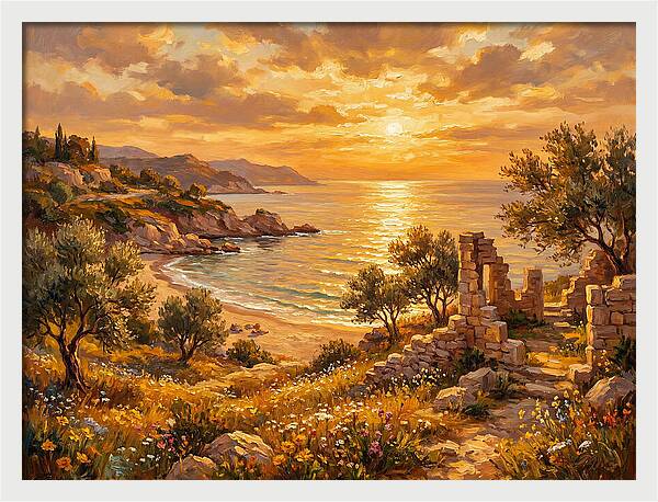 Mediterranean Sunset Serenity