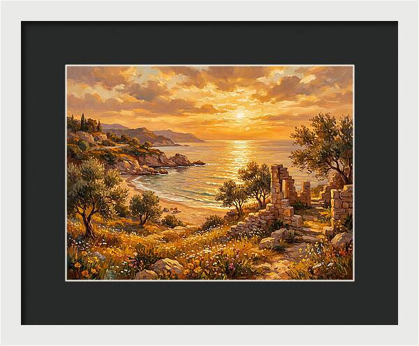 Mediterranean Sunset Serenity