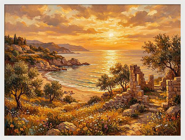 Mediterranean Sunset Serenity