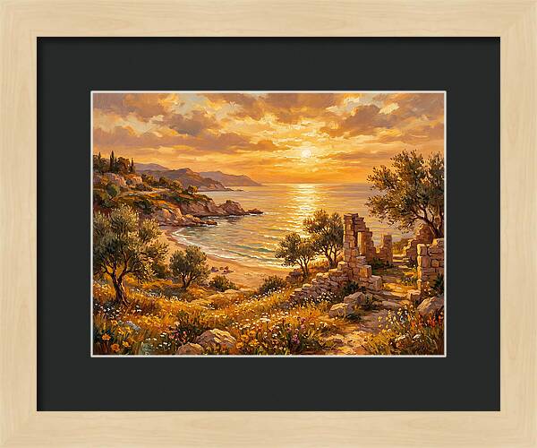 Mediterranean Sunset Serenity