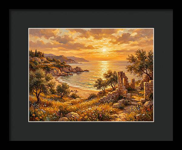 Mediterranean Sunset Serenity