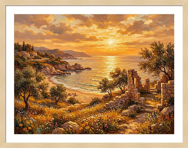 Mediterranean Sunset Serenity