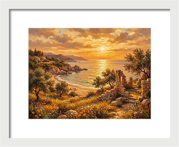 Mediterranean Sunset Serenity