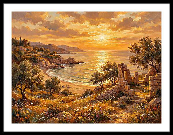 Mediterranean Sunset Serenity