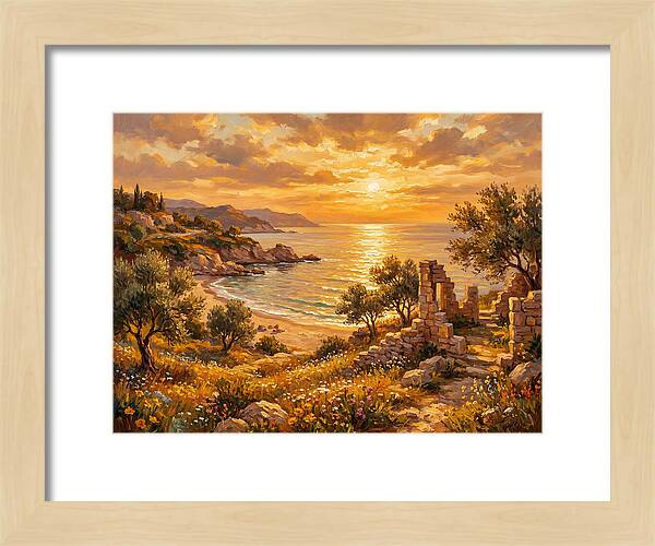 Mediterranean Sunset Serenity