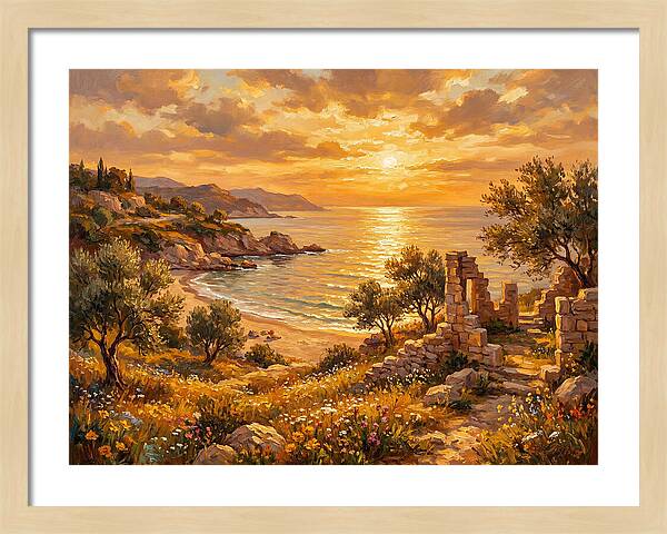 Mediterranean Sunset Serenity