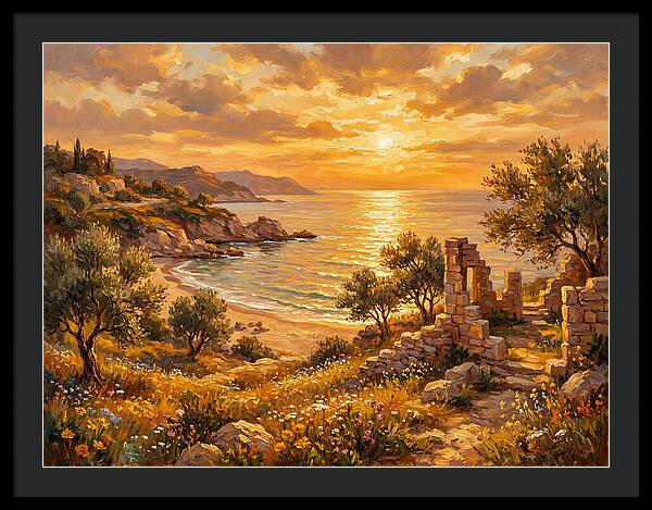 Mediterranean Sunset Serenity