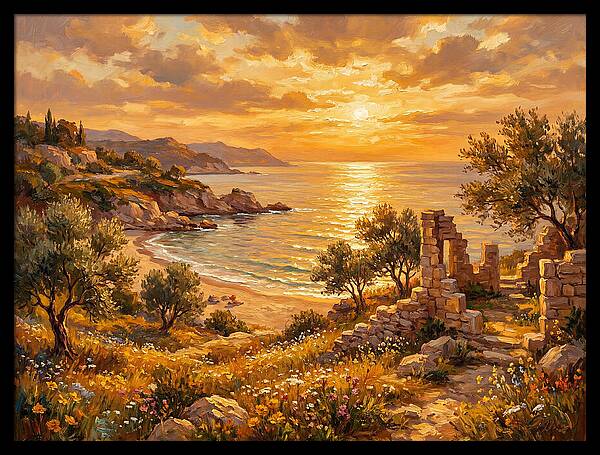 Mediterranean Sunset Serenity