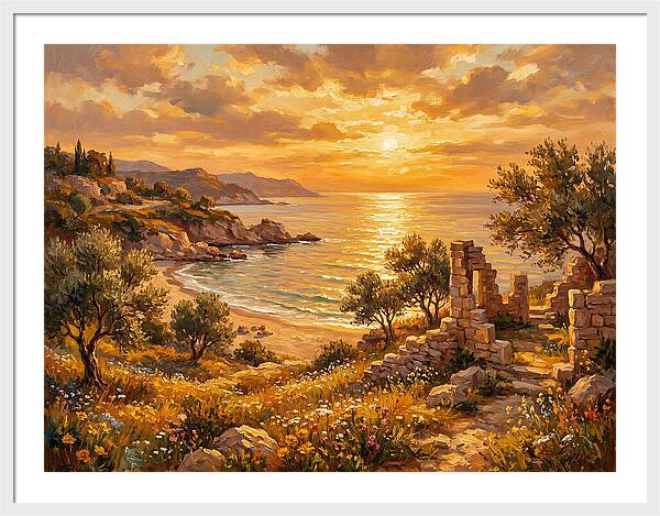 Mediterranean Sunset Serenity