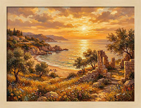 Mediterranean Sunset Serenity
