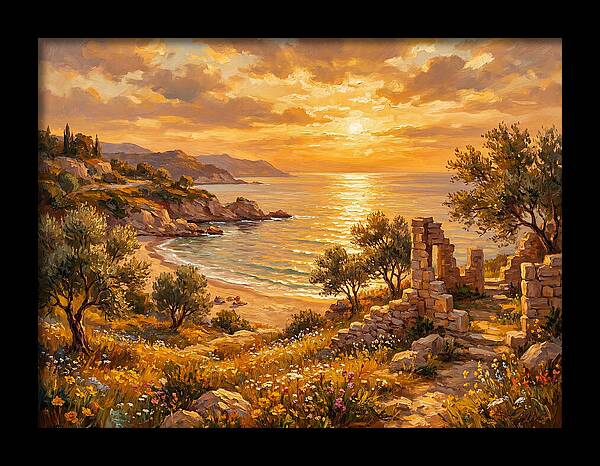Mediterranean Sunset Serenity