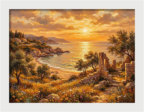 Mediterranean Sunset Serenity