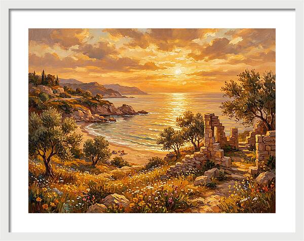 Mediterranean Sunset Serenity