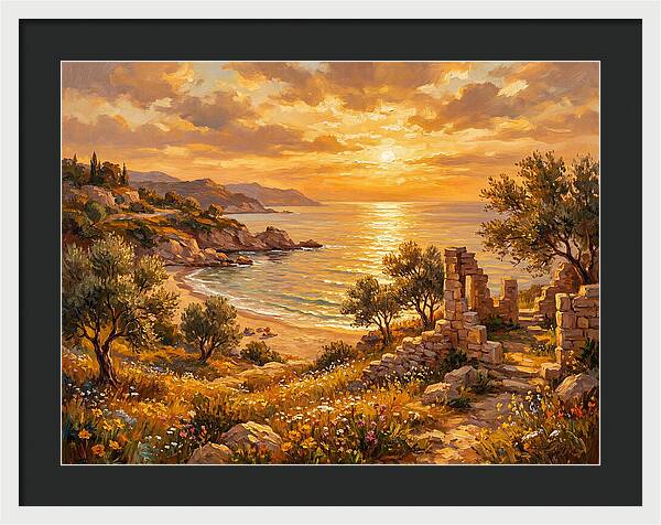Mediterranean Sunset Serenity