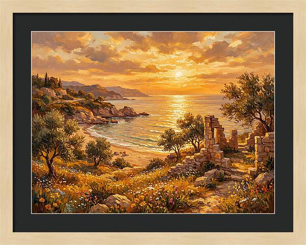 Mediterranean Sunset Serenity
