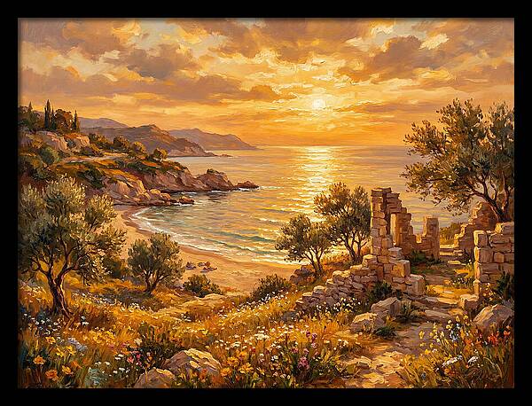 Mediterranean Sunset Serenity