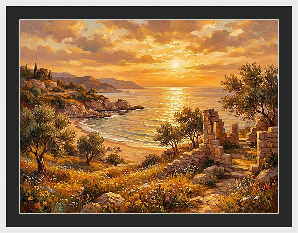 Mediterranean Sunset Serenity
