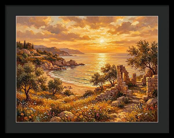 Mediterranean Sunset Serenity