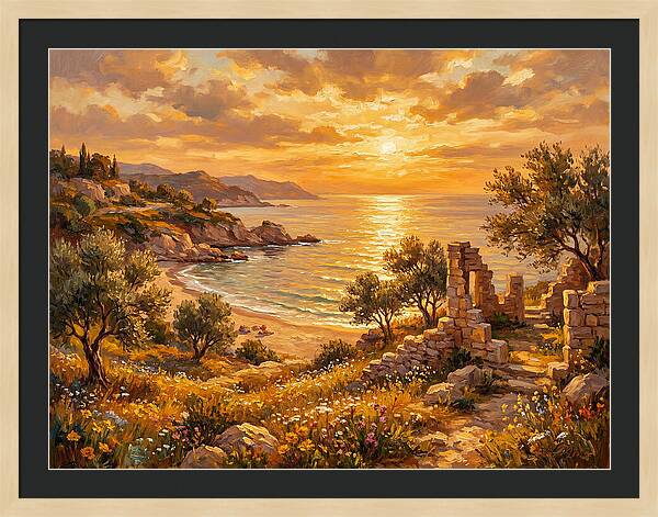 Mediterranean Sunset Serenity
