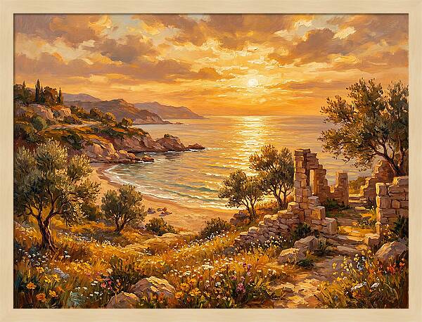 Mediterranean Sunset Serenity