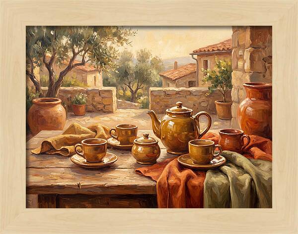 Mediterranean Tea Service Delight