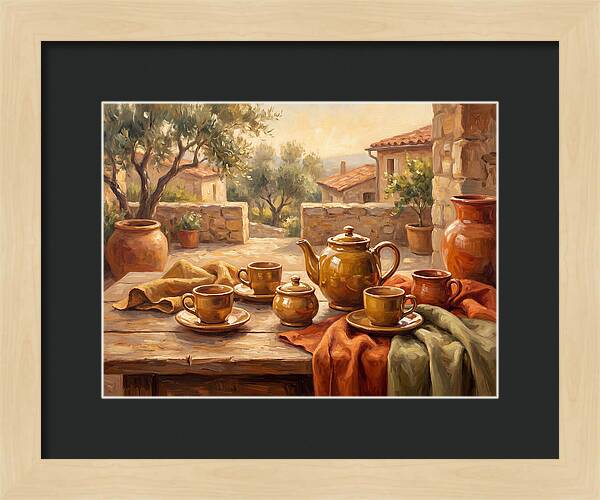 Mediterranean Tea Service Delight