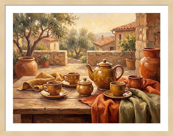 Mediterranean Tea Service Delight