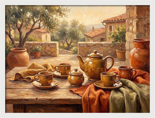 Mediterranean Tea Service Delight