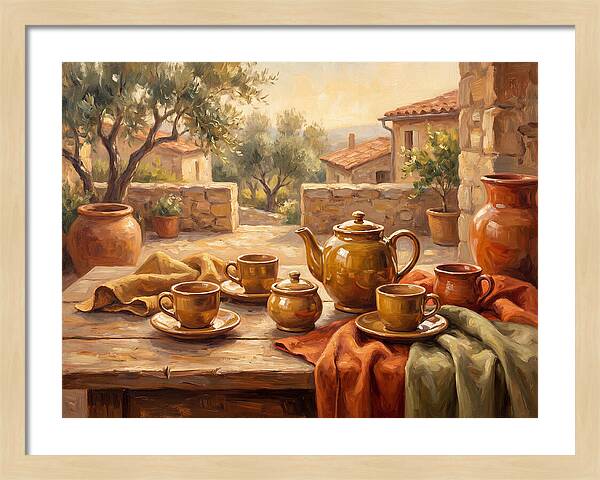 Mediterranean Tea Service Delight