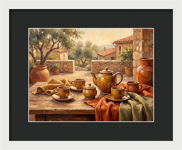 Mediterranean Tea Service Delight