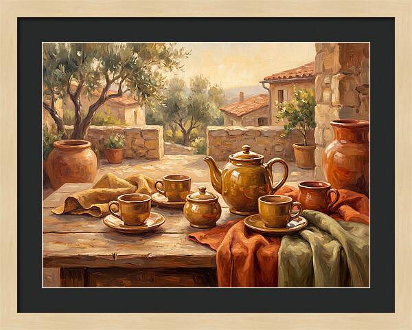 Mediterranean Tea Service Delight