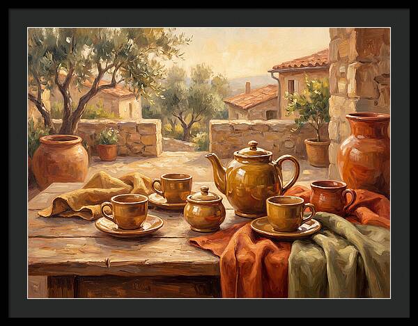 Mediterranean Tea Service Delight