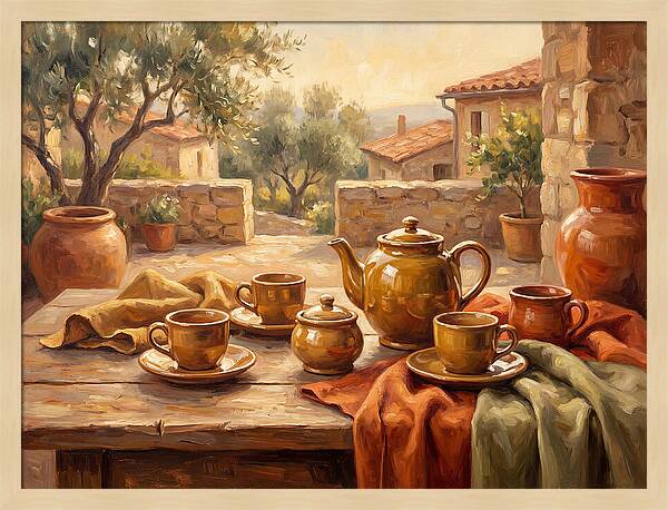 Mediterranean Tea Service Delight