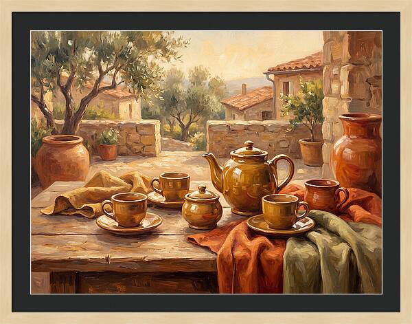 Mediterranean Tea Service Delight