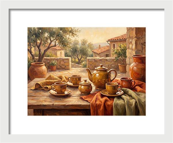 Mediterranean Tea Service Delight