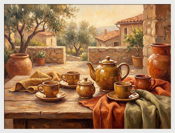 Mediterranean Tea Service Delight