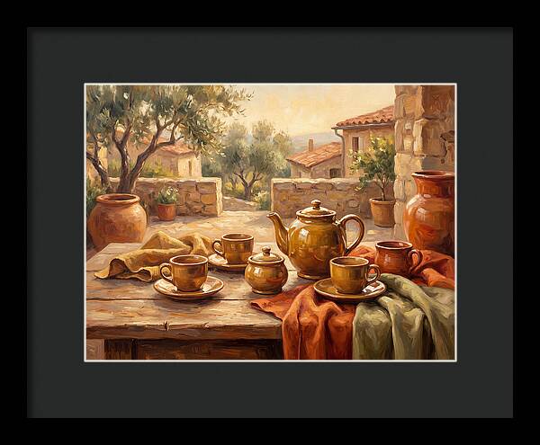 Mediterranean Tea Service Delight