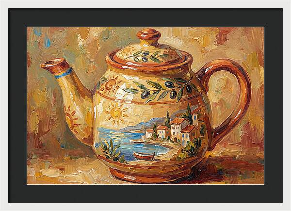 Mediterranean Teapot Delight