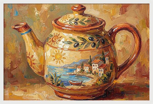 Mediterranean Teapot Delight