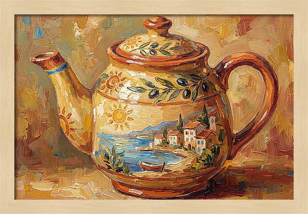 Mediterranean Teapot Delight