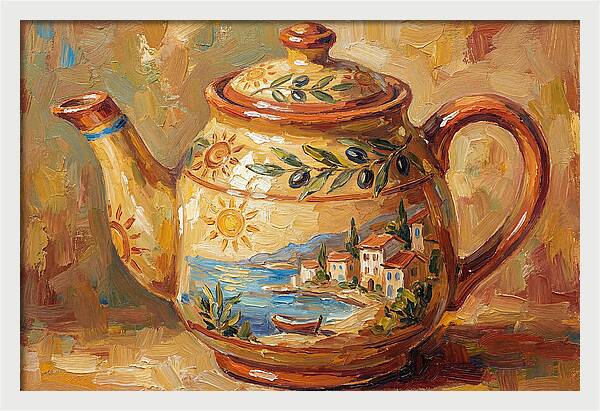 Mediterranean Teapot Delight