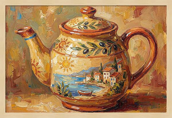 Mediterranean Teapot Delight
