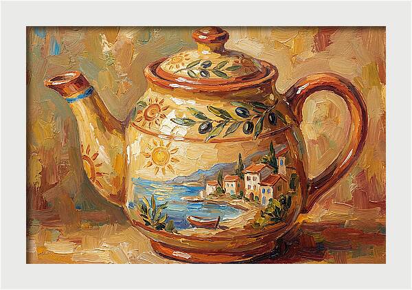 Mediterranean Teapot Delight