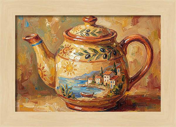 Mediterranean Teapot Delight