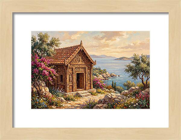 Mediterranean Temple By The Sea