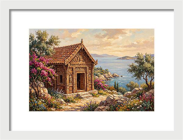 Mediterranean Temple By The Sea