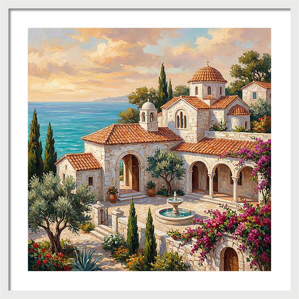 Mediterranean Temple Serenity