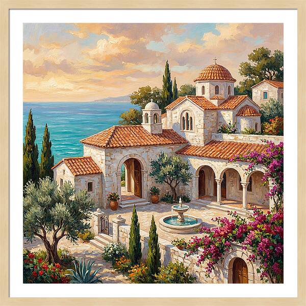 Mediterranean Temple Serenity
