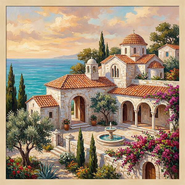 Mediterranean Temple Serenity