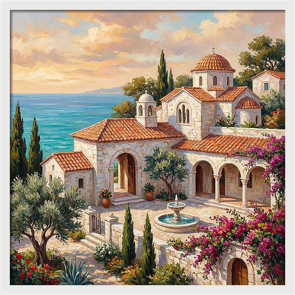 Mediterranean Temple Serenity